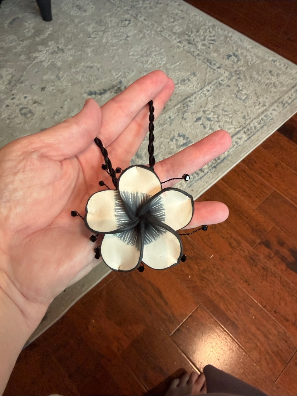 Beautiful Polymer Clay Flower Necklace